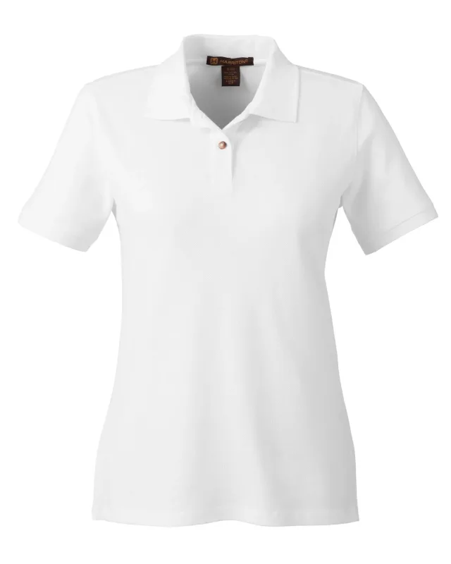 Harriton Ladies' Short-Sleeve Polo — view 8