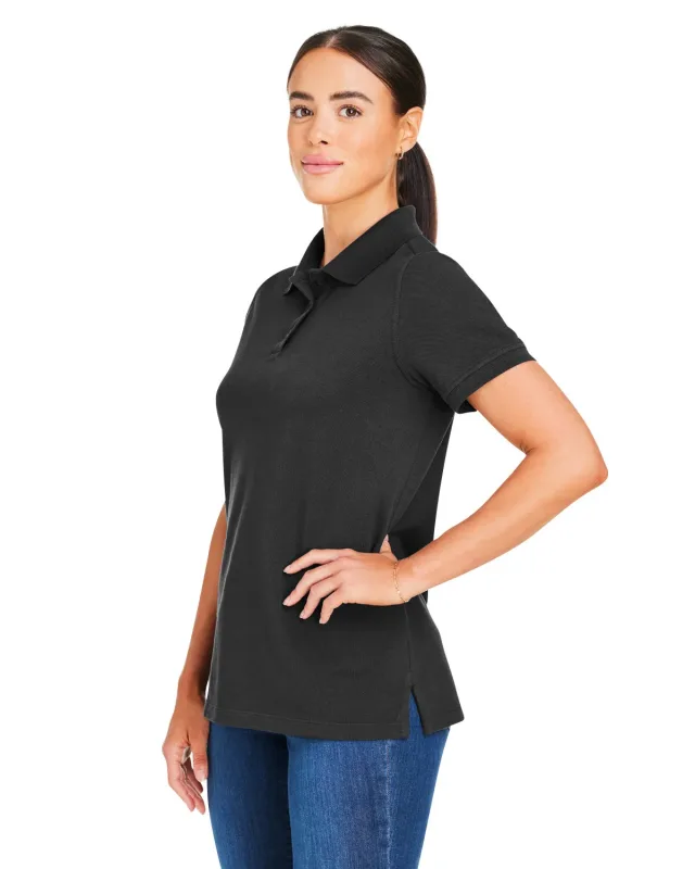 Harriton Ladies' Valiant Cotton Snag Protect Polo — view 19
