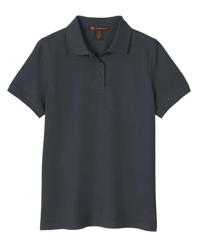 Harriton Ladies' Valiant Cotton Snag Protect Polo — view 23