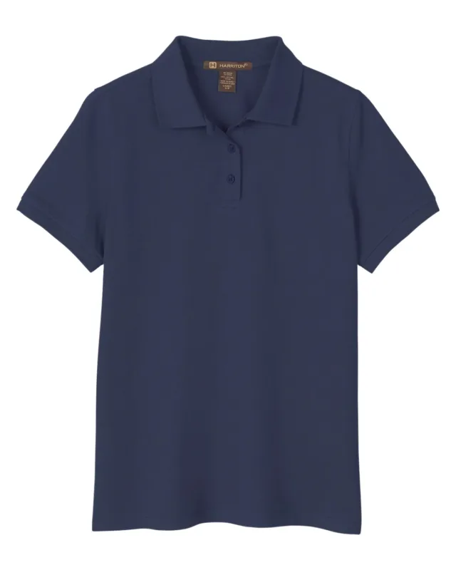 Harriton Ladies' Valiant Cotton Snag Protect Polo — view 33