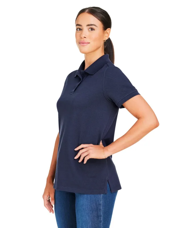 Harriton Ladies' Valiant Cotton Snag Protect Polo — view 39