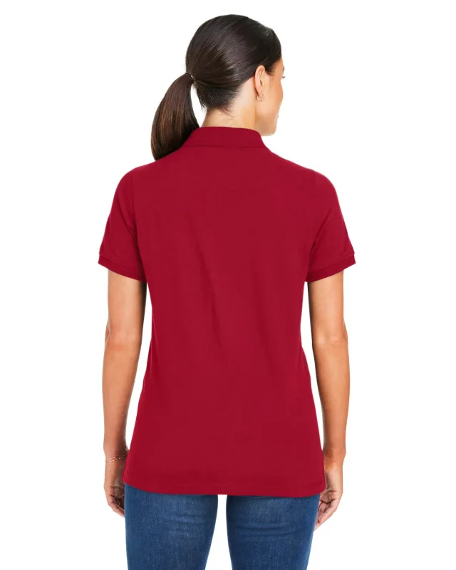 Harriton Ladies' Valiant Cotton Snag Protect Polo — view 41