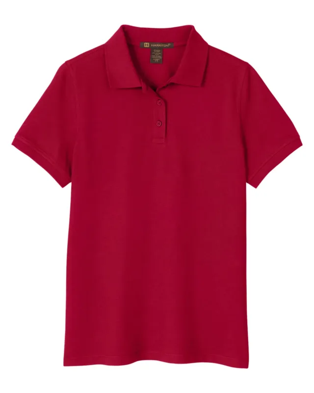 Harriton Ladies' Valiant Cotton Snag Protect Polo — view 43