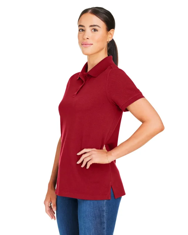 Harriton Ladies' Valiant Cotton Snag Protect Polo — view 49