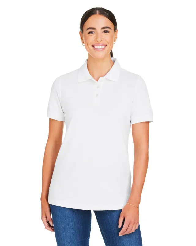 Harriton Ladies' Valiant Cotton Snag Protect Polo — view 52