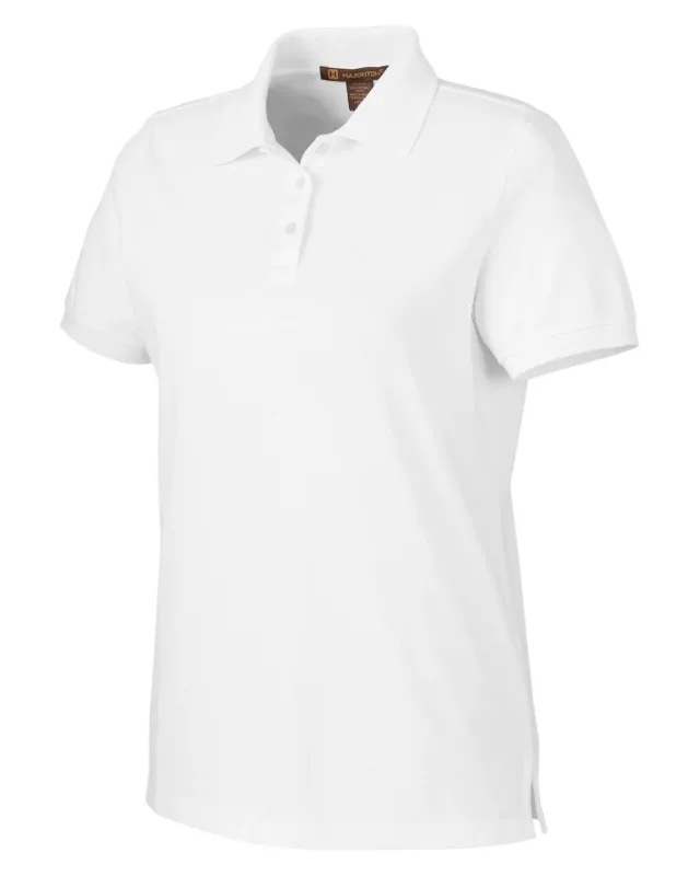 Harriton Ladies' Valiant Cotton Snag Protect Polo — view 54