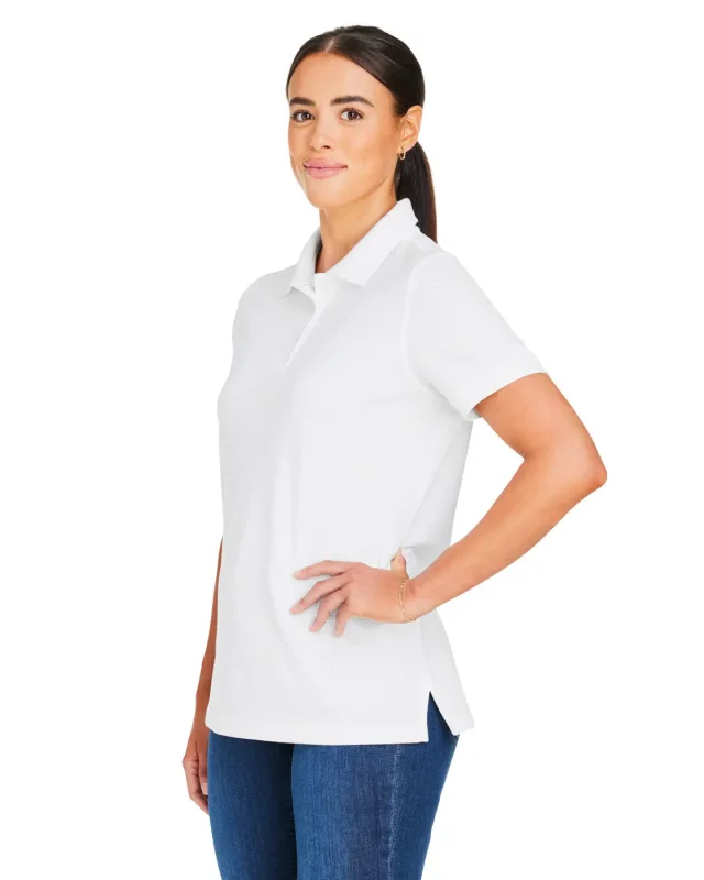 Harriton Ladies' Valiant Cotton Snag Protect Polo — view 57