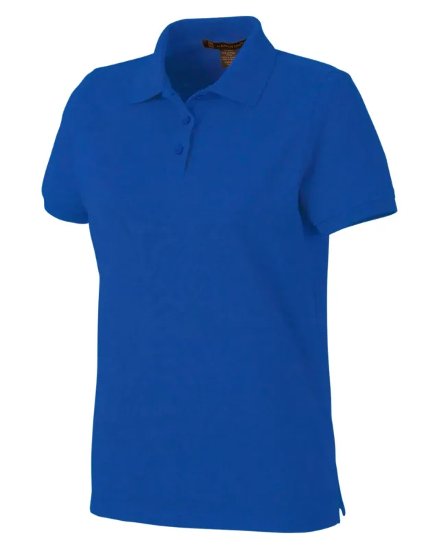 Harriton Ladies' Valiant Cotton Snag Protect Polo — view 6