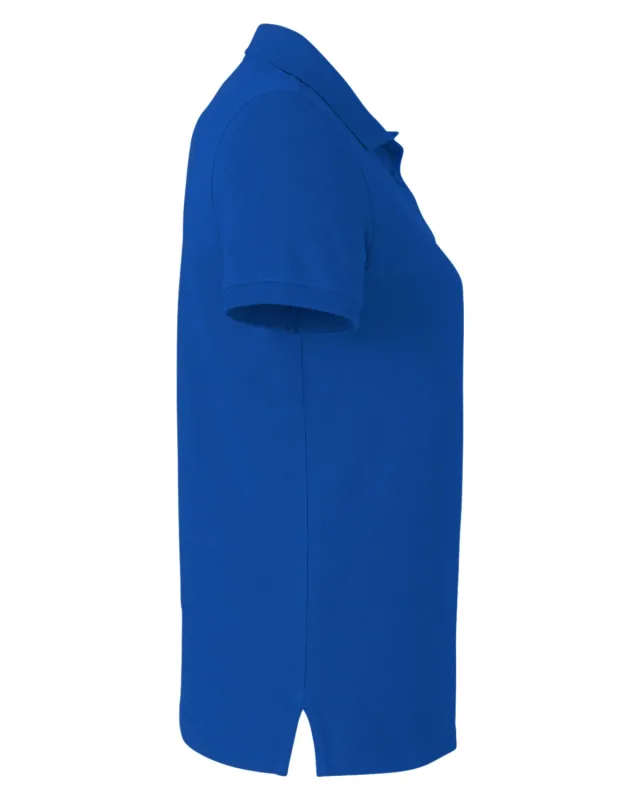 Harriton Ladies' Valiant Cotton Snag Protect Polo — view 7