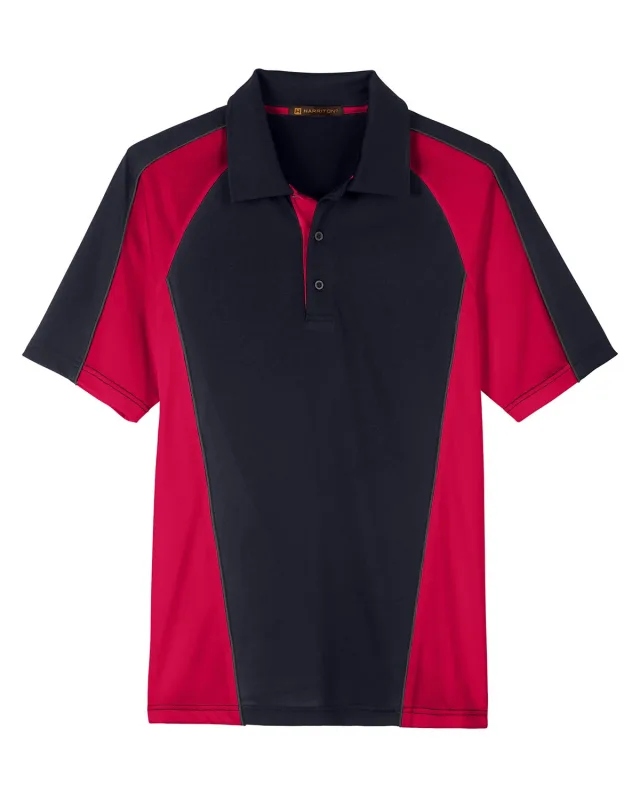 Harriton Men's Advantage Snag Protection Plus IL Colorblock Polo — view 13