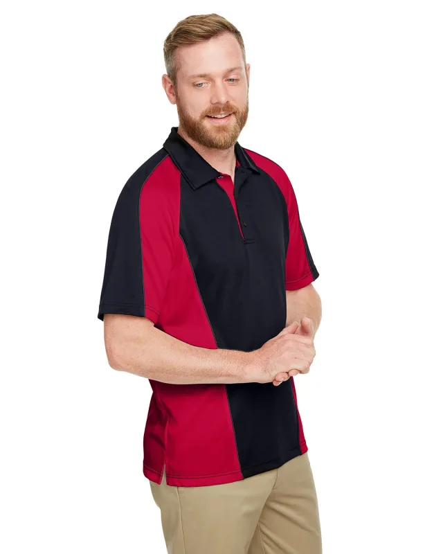 Harriton Men's Advantage Snag Protection Plus IL Colorblock Polo — view 19