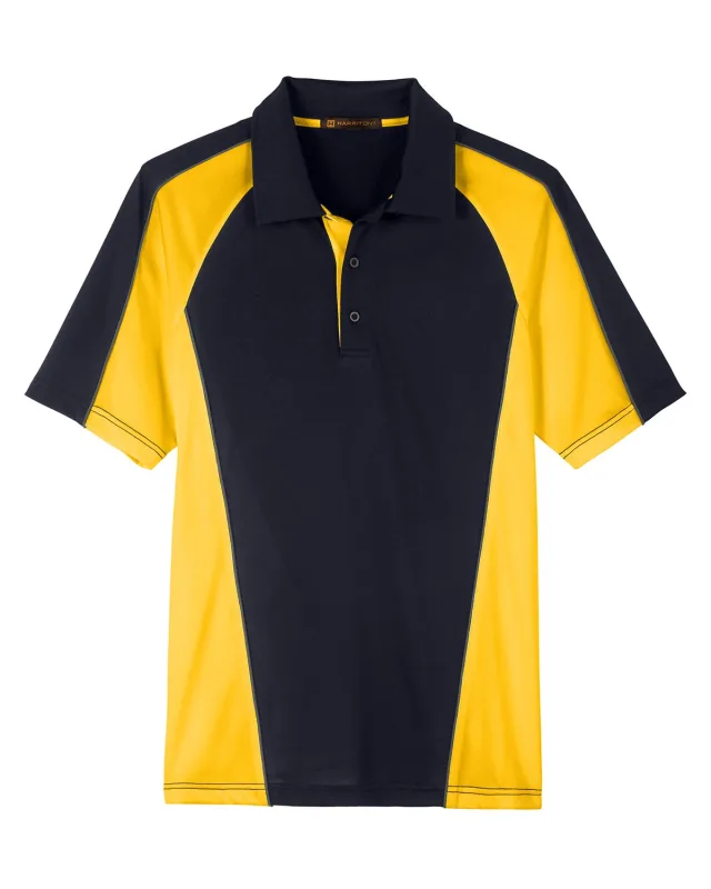 Harriton Men's Advantage Snag Protection Plus IL Colorblock Polo — view 23