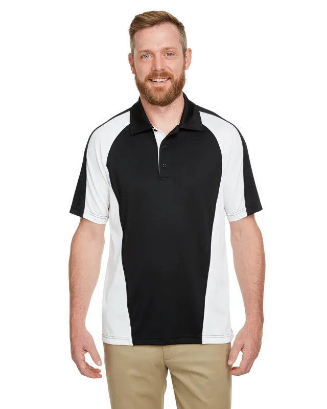Harriton Men's Advantage Snag Protection Plus IL Colorblock Polo — view 4