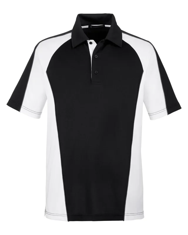 Harriton Men's Advantage Snag Protection Plus IL Colorblock Polo — view 8