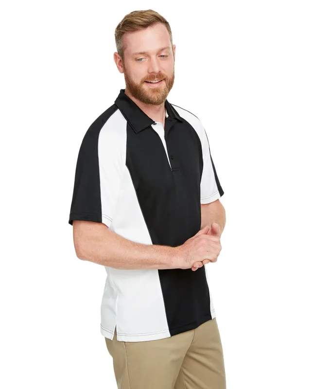 Harriton Men's Advantage Snag Protection Plus IL Colorblock Polo — view 9