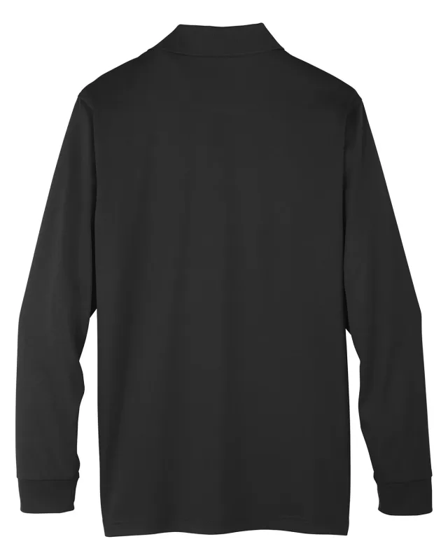 Harriton Men's Advantage Snag Protection Plus IL Long Sleeve Polo — view 12