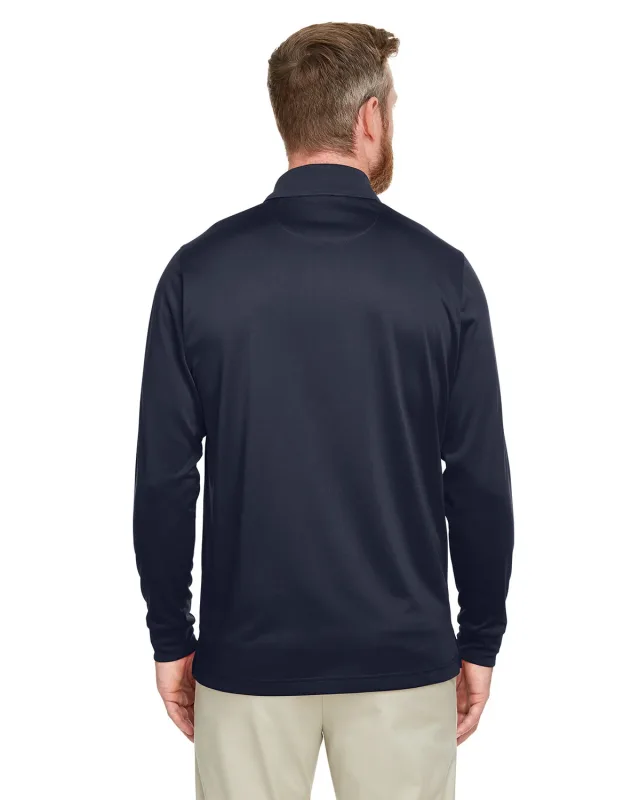 Harriton Men's Advantage Snag Protection Plus IL Long Sleeve Polo — view 31