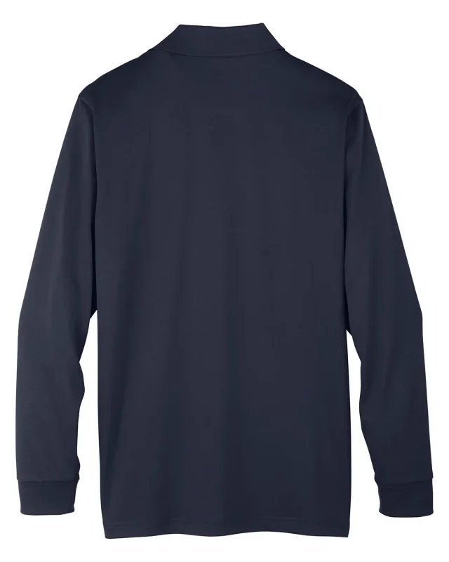 Harriton Men's Advantage Snag Protection Plus IL Long Sleeve Polo — view 32