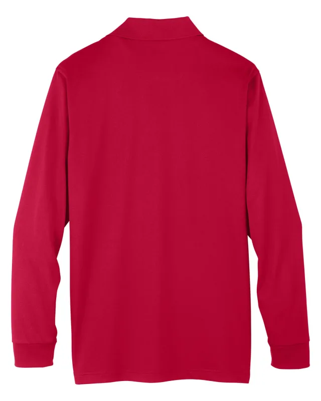Harriton Men's Advantage Snag Protection Plus IL Long Sleeve Polo — view 42