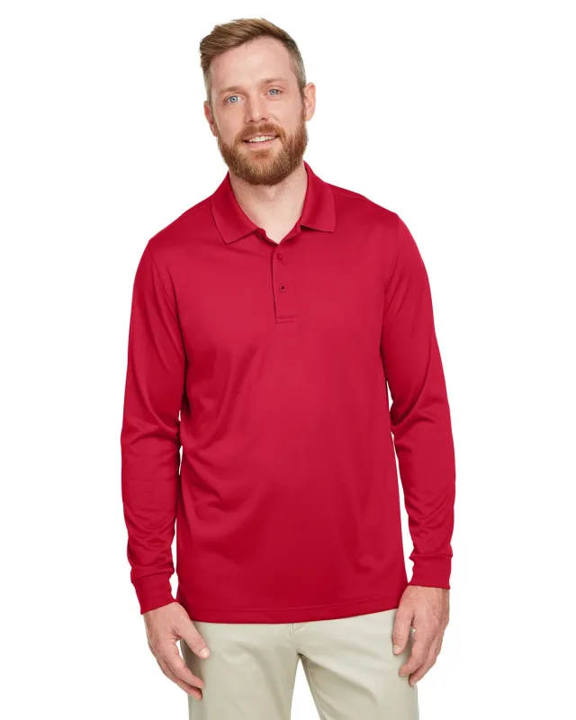 Harriton Men's Advantage Snag Protection Plus IL Long Sleeve Polo — view 44
