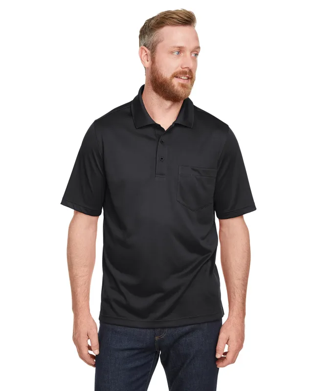 Harriton Men's Advantage Snag Protection Plus IL Pocket Polo — view 14