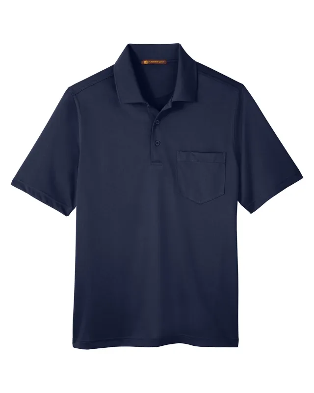 Harriton Men's Advantage Snag Protection Plus IL Pocket Polo — view 33
