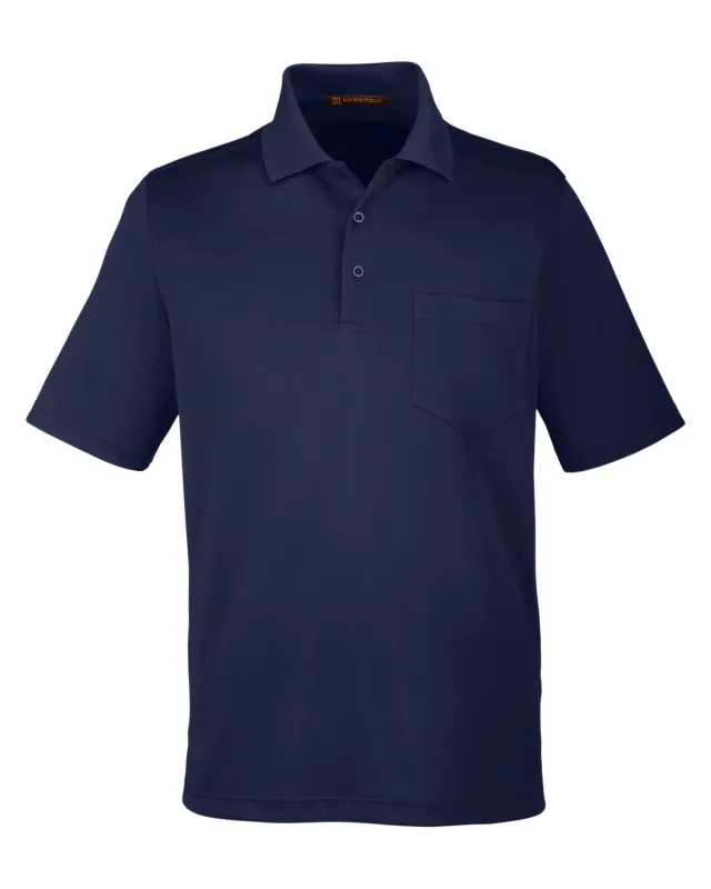 Harriton Men's Advantage Snag Protection Plus IL Pocket Polo — view 38