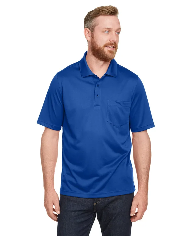 Harriton Men's Advantage Snag Protection Plus IL Pocket Polo — view 4