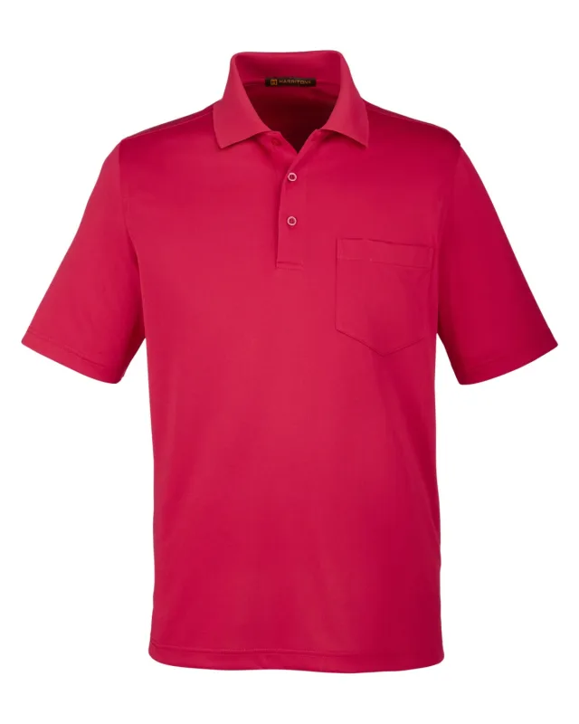 Harriton Men's Advantage Snag Protection Plus IL Pocket Polo — view 48