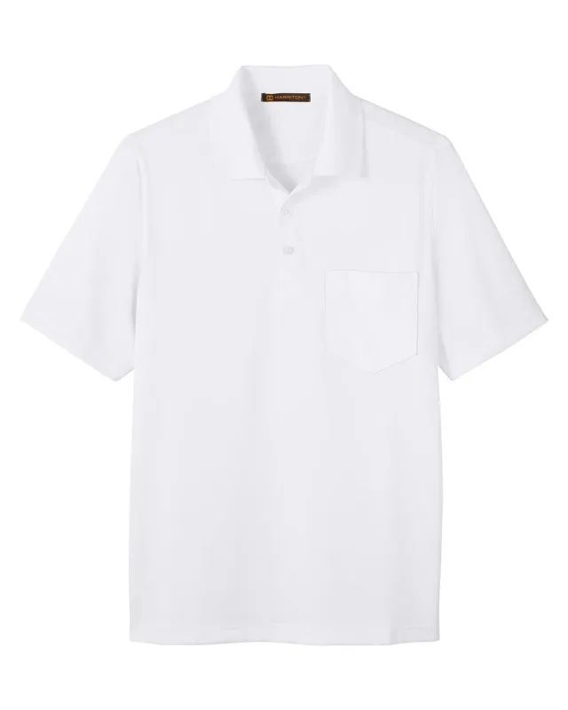 Harriton Men's Advantage Snag Protection Plus IL Pocket Polo — view 53