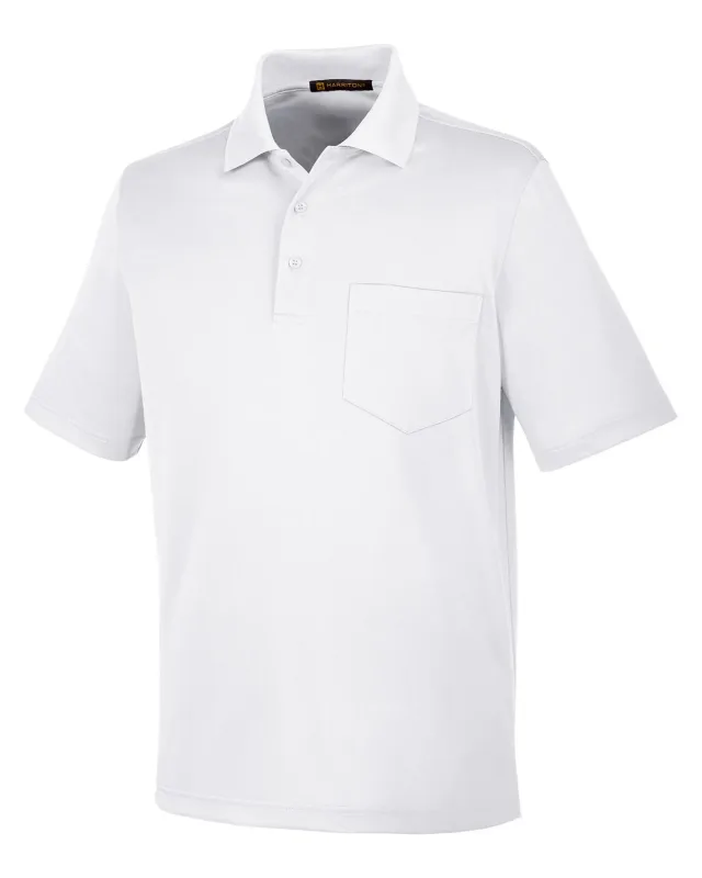 Harriton Men's Advantage Snag Protection Plus IL Pocket Polo — view 56
