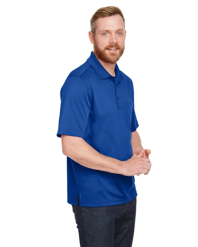Harriton Men's Advantage Snag Protection Plus IL Pocket Polo — view 9
