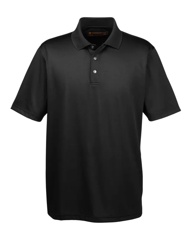 Harriton Men's Advantage Snag Protection Plus IL Snap Placket Polo — view 12