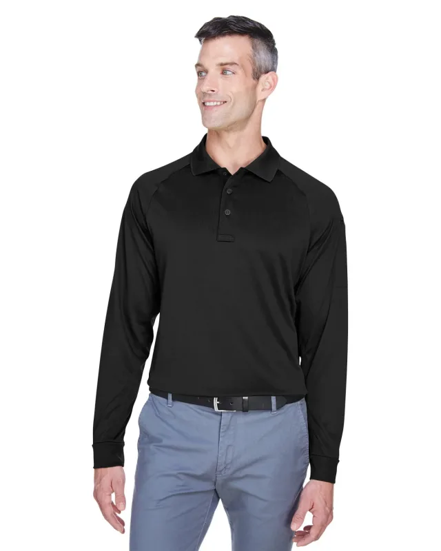 Harriton Men's Advantage Snag Protection Plus Long-Sleeve Tactical Polo — view 16