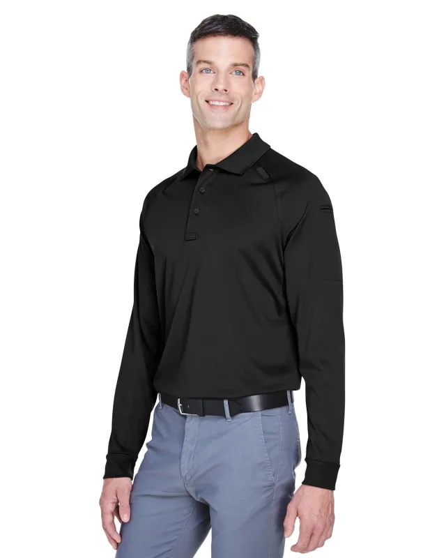 Harriton Men's Advantage Snag Protection Plus Long-Sleeve Tactical Polo — view 17