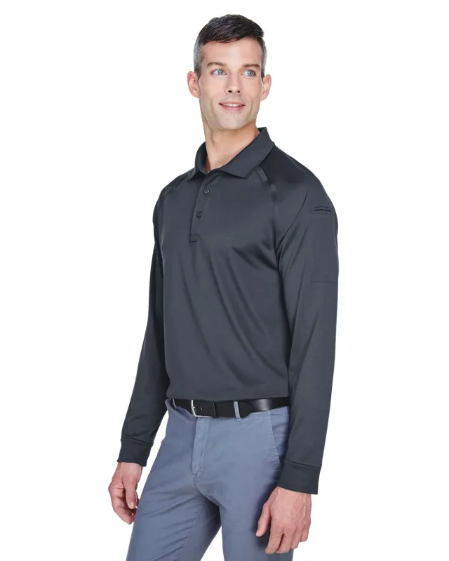 Harriton Men's Advantage Snag Protection Plus Long-Sleeve Tactical Polo — view 23