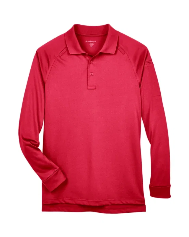 Harriton Men's Advantage Snag Protection Plus Long-Sleeve Tactical Polo — view 33