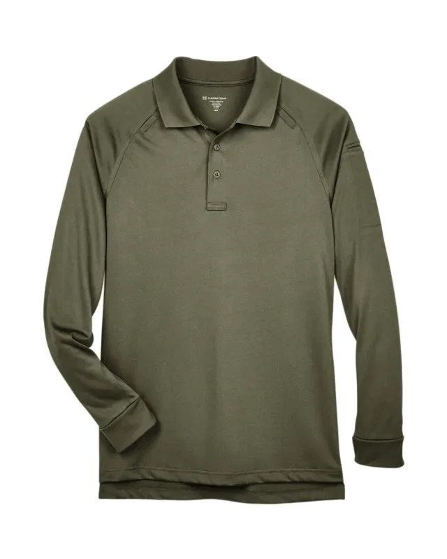 Harriton Men's Advantage Snag Protection Plus Long-Sleeve Tactical Polo — view 45