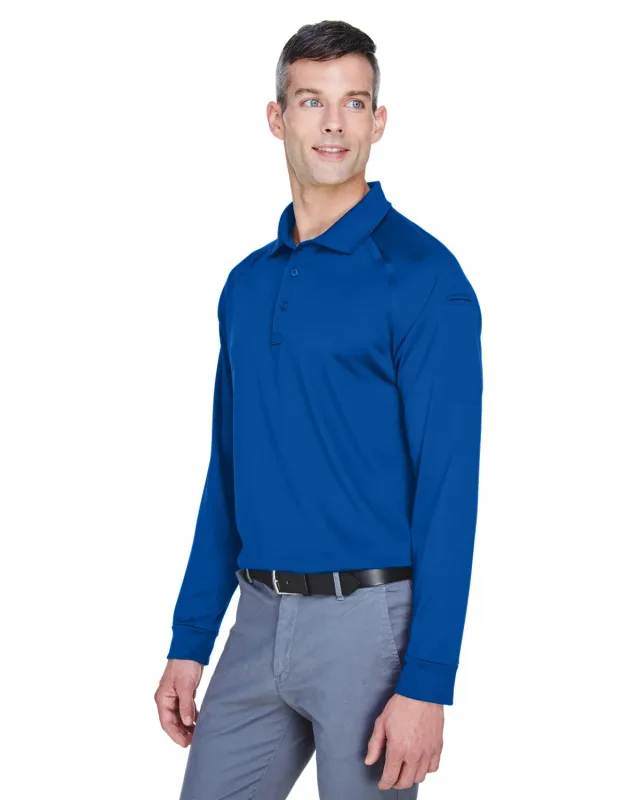 Harriton Men's Advantage Snag Protection Plus Long-Sleeve Tactical Polo — view 5