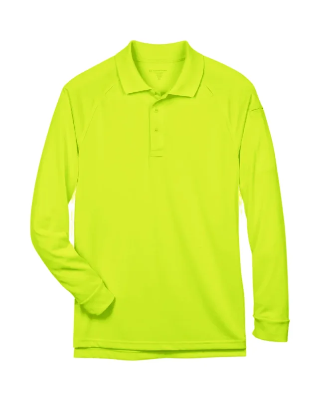 Harriton Men's Advantage Snag Protection Plus Long-Sleeve Tactical Polo — view 9