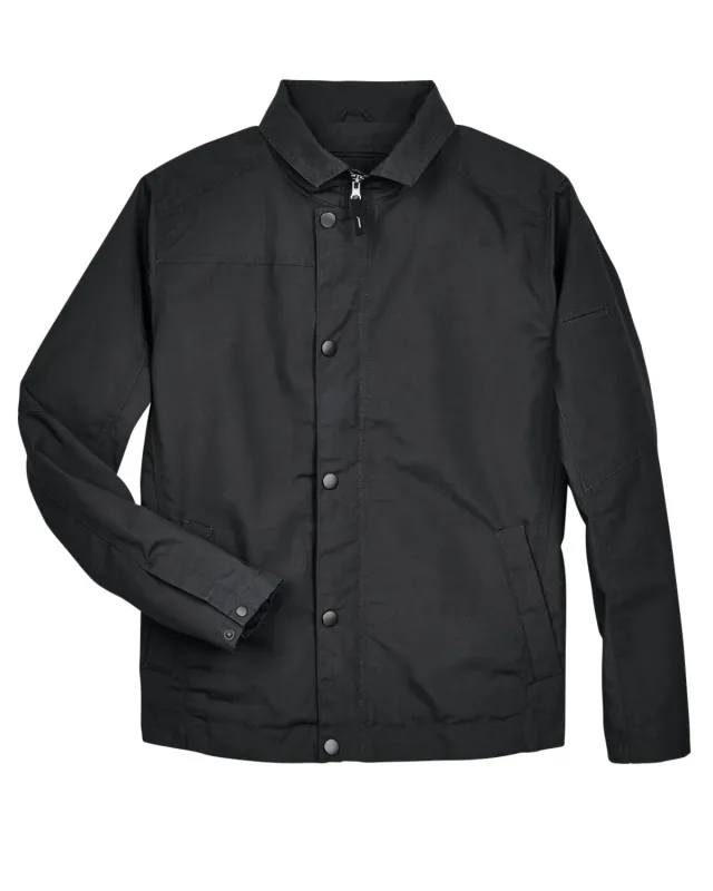 Harriton Men's Auxiliary Canvas Work Jacket — view 10