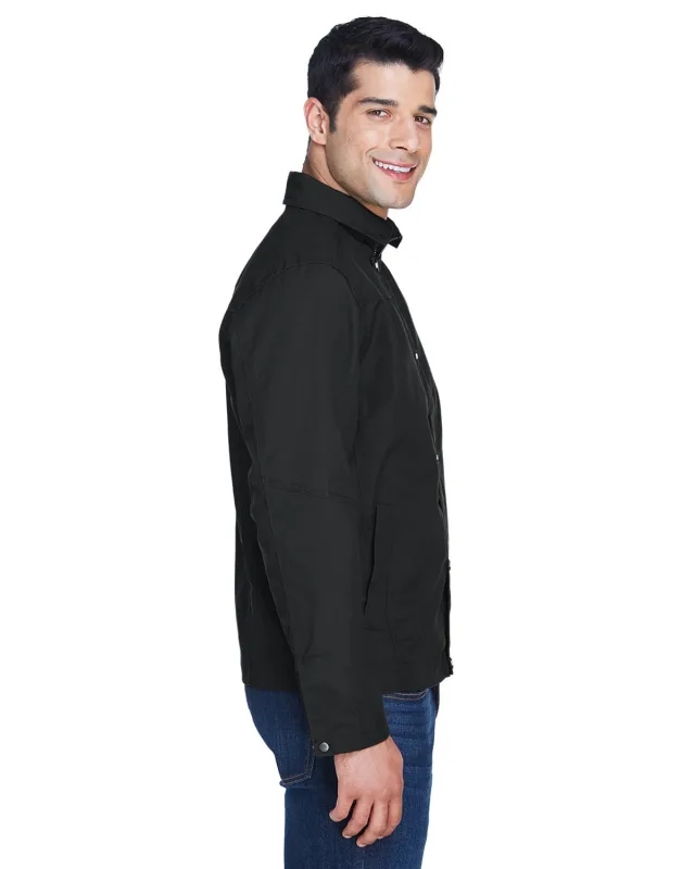 Harriton Men's Auxiliary Canvas Work Jacket — view 14