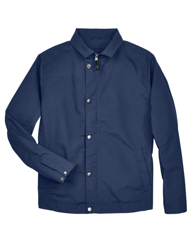 Harriton Men's Auxiliary Canvas Work Jacket — view 17