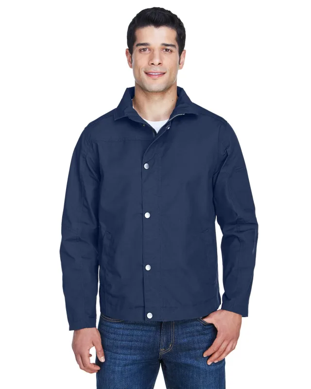 Harriton Men's Auxiliary Canvas Work Jacket — view 18