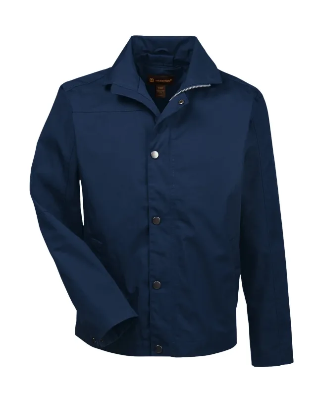 Harriton Men's Auxiliary Canvas Work Jacket — view 19