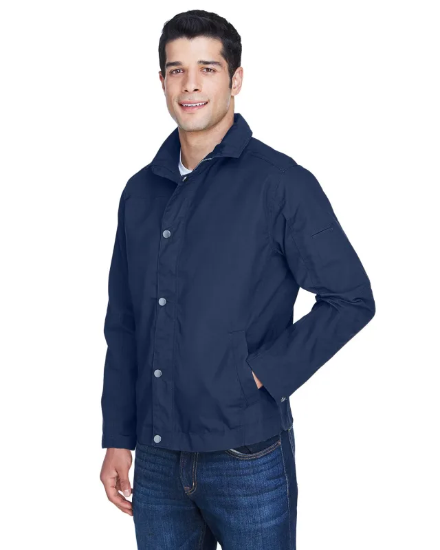 Harriton Men's Auxiliary Canvas Work Jacket — view 20