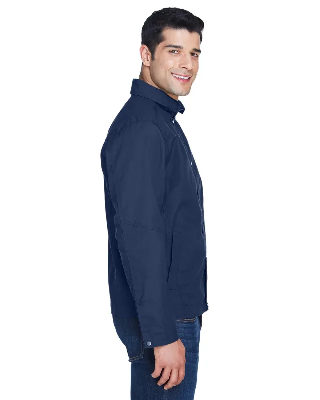 Harriton Men's Auxiliary Canvas Work Jacket — view 21