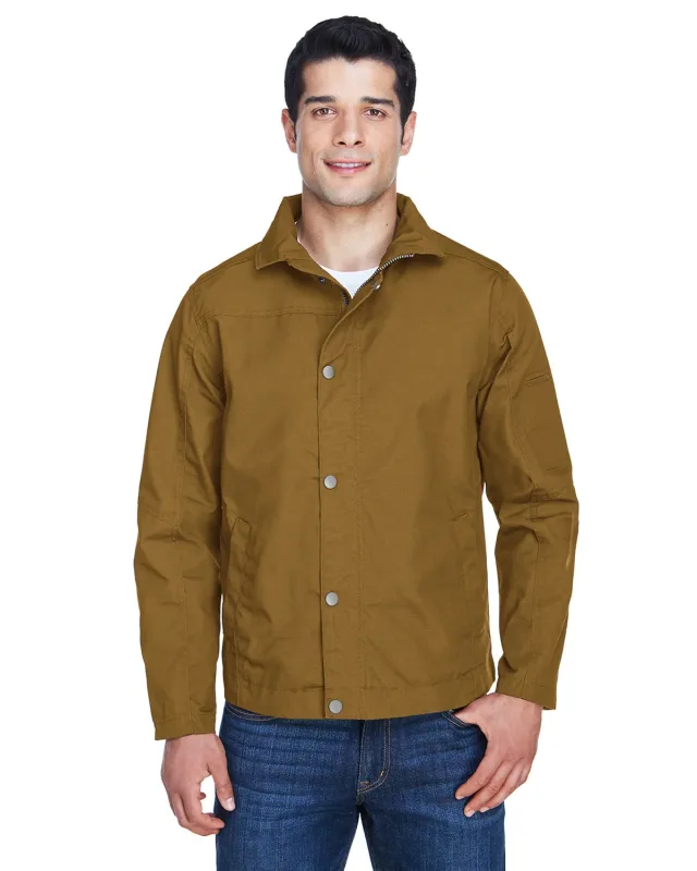 Harriton Men's Auxiliary Canvas Work Jacket — view 25