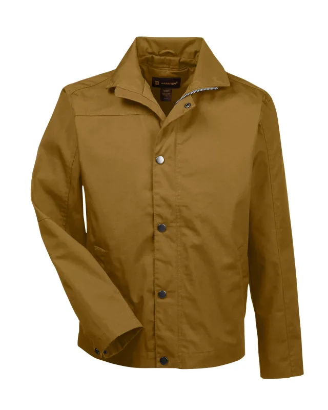 Harriton Men's Auxiliary Canvas Work Jacket — view 26
