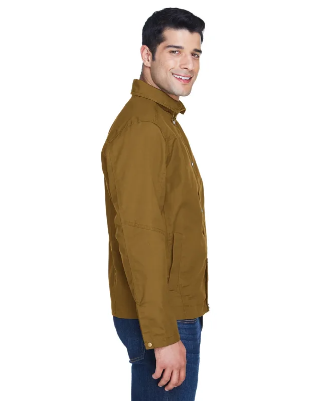 Harriton Men's Auxiliary Canvas Work Jacket — view 28